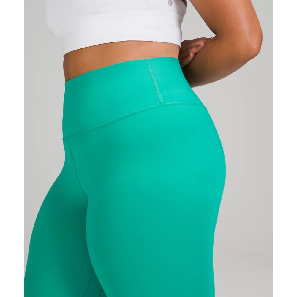 NWT Lululemon Plus Size Align High Rise Leggings 25" Olive Khaki Green Size 18 - Picture 8 of 12